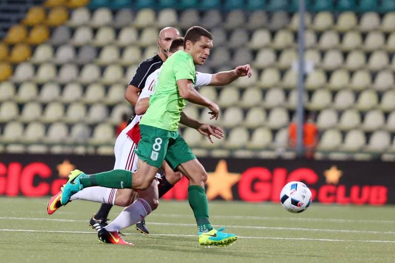 Football. Champions League. AS Trencin - Olimpija Ljubljana. 20.07.2016