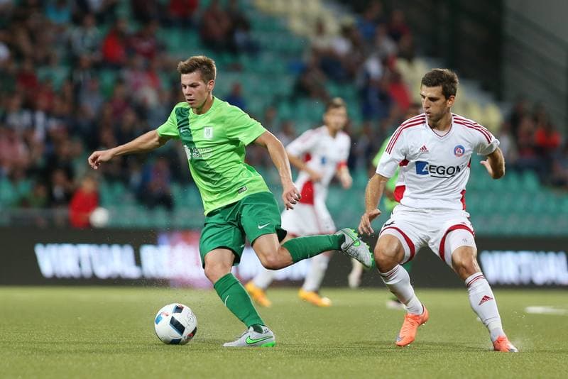 Football. Champions League. AS Trencin - Olimpija Ljubljana. 20.07.2016