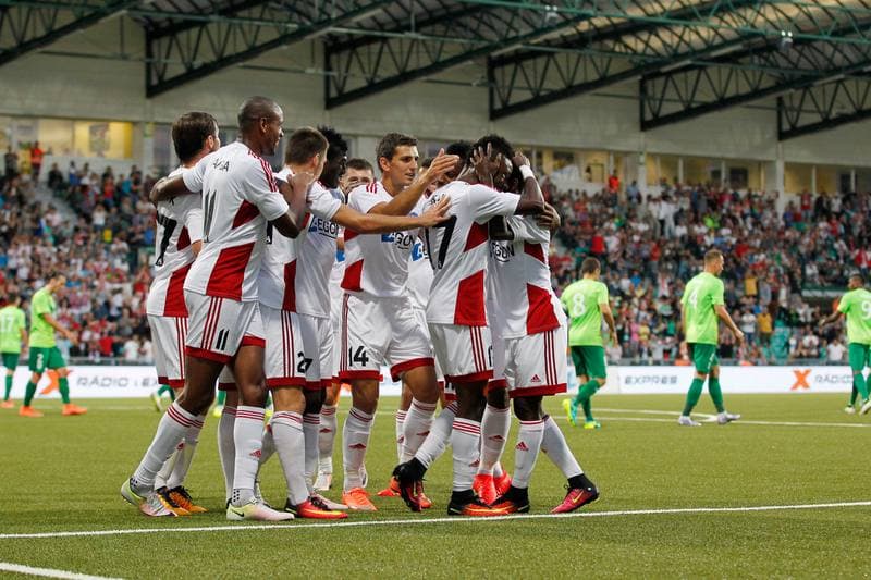 Football. Champions League. AS Trencin - Olimpija Ljubljana. 20.07.2016