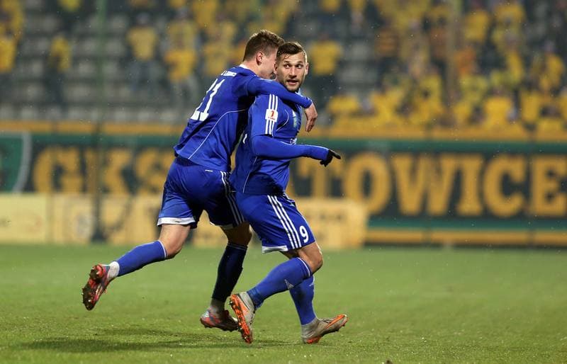 Football. I Liga. Miedz Legnica - GKS Katowice. 25.03.2016