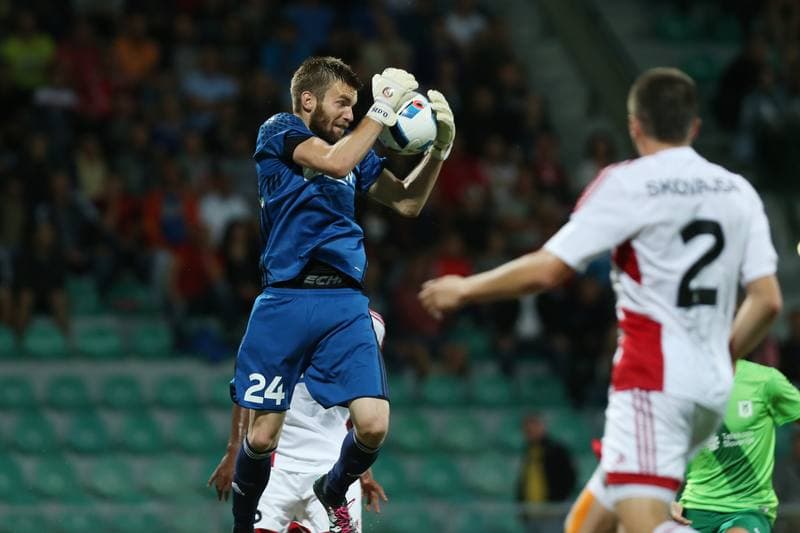 Football. Champions League. AS Trencin - Olimpija Ljubljana. 20.07.2016