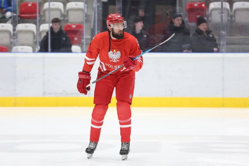Ice Hockey. Poland national team. Training. 03.02.2024