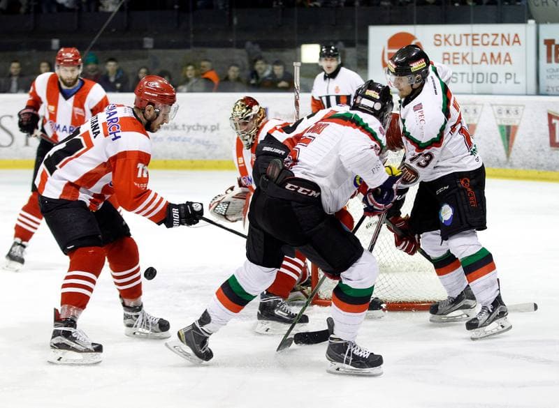 Ice Hockey. Polish Hockey League. GKS Tychy - Comarch Cracovia. 24.03.2016