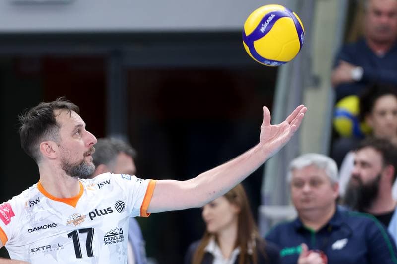 Volleyball. PlusLiga. Jastrzebski Wegiel - GKS Katowice. 03.02.2024