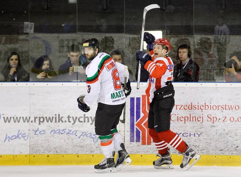 Ice Hockey. Polish Hockey League. GKS Tychy - Comarch Cracovia. 24.03.2016