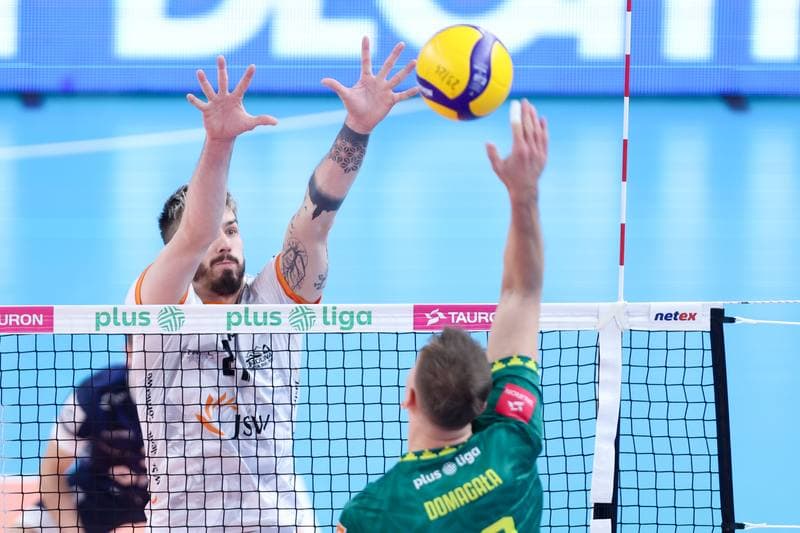 Volleyball. PlusLiga. Jastrzebski Wegiel - GKS Katowice. 03.02.2024