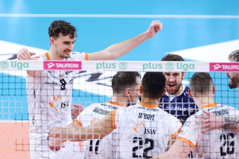 Volleyball. PlusLiga. Jastrzebski Wegiel - GKS Katowice. 03.02.2024