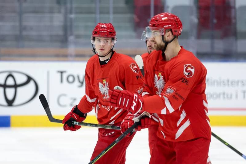 Ice Hockey. Poland national team. Training. 04.02.2024