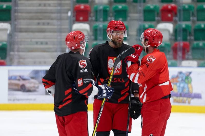 Ice Hockey. Poland national team. Training. 04.02.2024