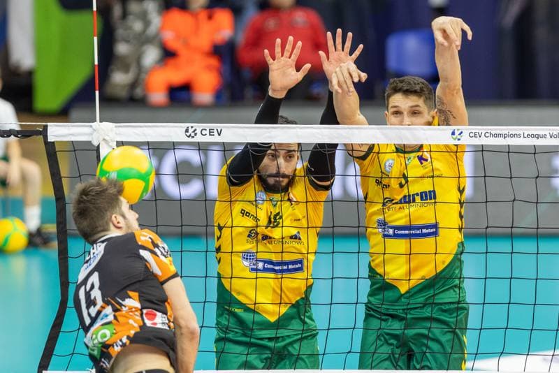 Volleyball. CEV Champions League. Aluron CMC Warta Zawiercie - Berlin Recycling Volleys. 30.11.2022