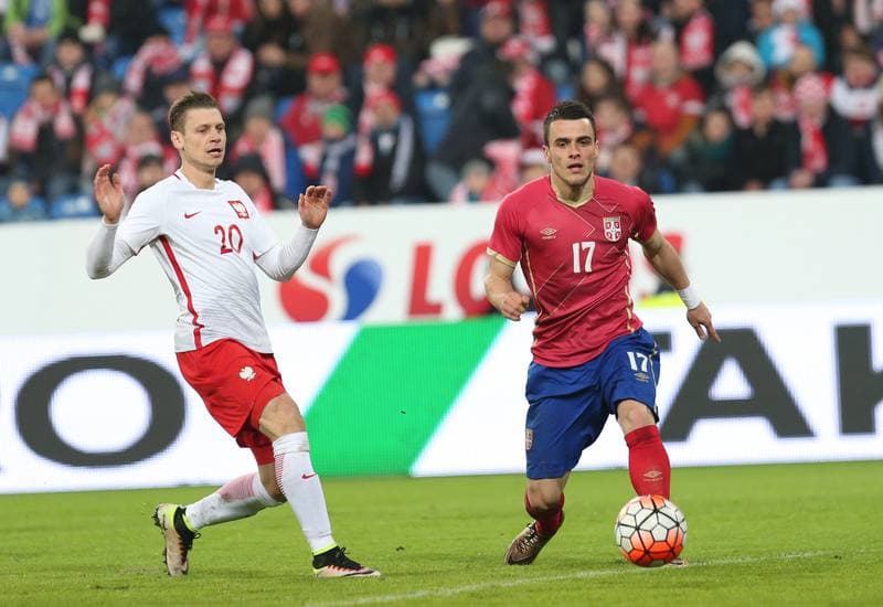 Football. International Friendly. Poland - Serbia. 23.03.2016