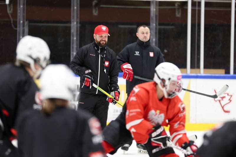 Ice Hockey. Poland national team. Training. 05.02.2024