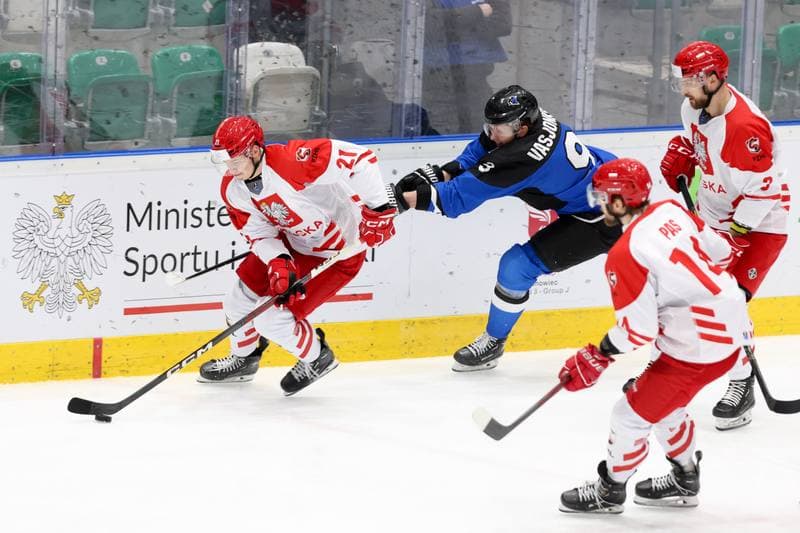 Ice Hockey. Olympic Qualification. Poland - Estonia. 08.02.2024