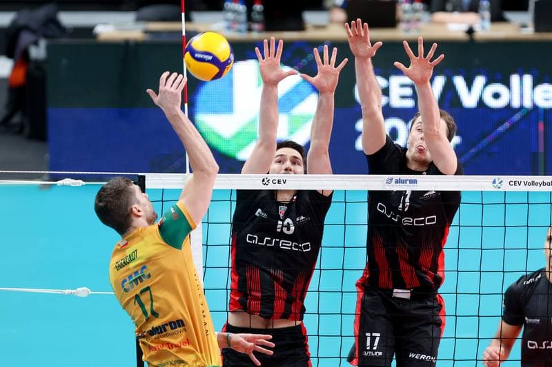 Volleyball. CEV Cup. Aluron CMC Warta Zawiercie - Asseco Resovia Rzeszow. 08.02.2024
