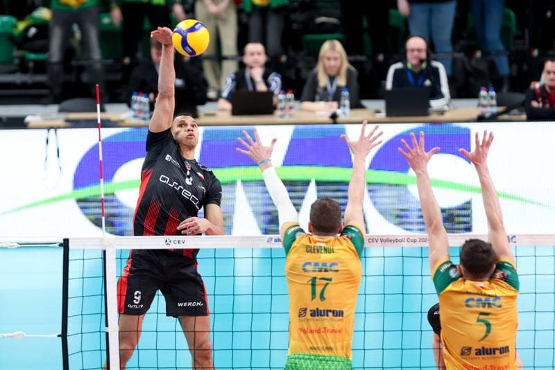 Volleyball. CEV Cup. Aluron CMC Warta Zawiercie - Asseco Resovia Rzeszow. 08.02.2024
