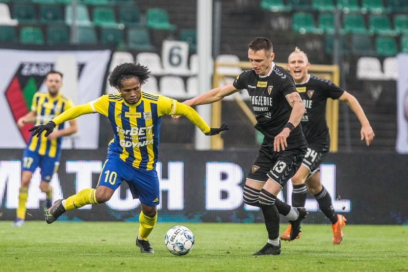 Football. Fortuna I Liga. Zaglebie Sosnowiec - Arka Gdynia. 20.11.2021