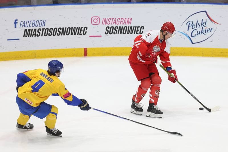Ice Hockey. Olympic Qualification. Poland - Ukraine. 09.02.2024