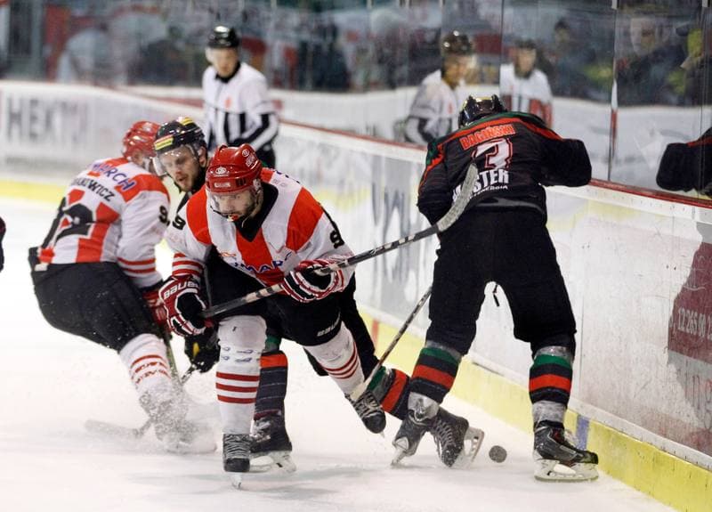 Ice Hockey. Polish Hockey League. Comarch Cracovia - GKS Tychy. 22.03.2016