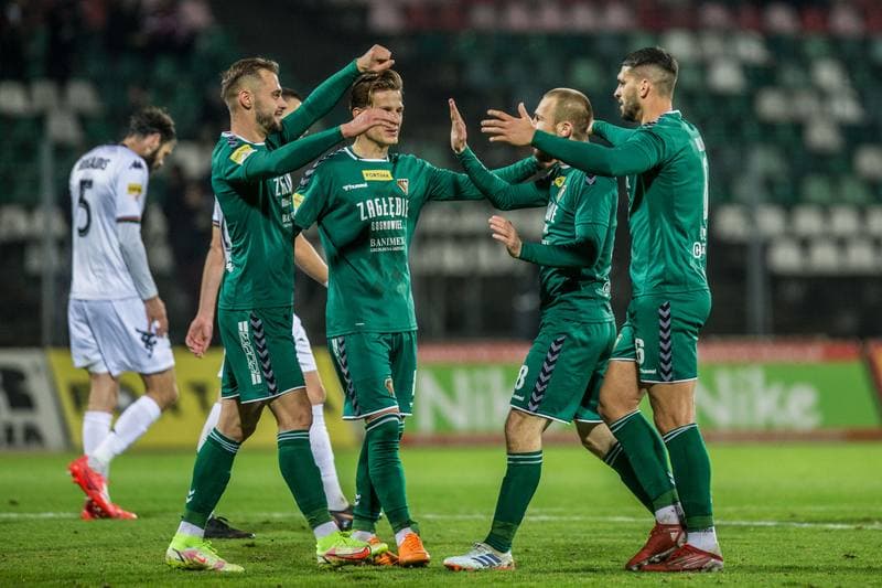Football. Fortuna I Liga. Zaglebie Sosnowiec - Chrobry Glogow. 24.11.2021