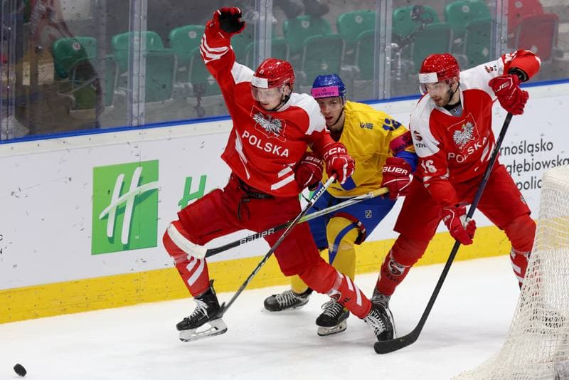 Ice Hockey. Olympic Qualification. Poland - Ukraine. 09.02.2024