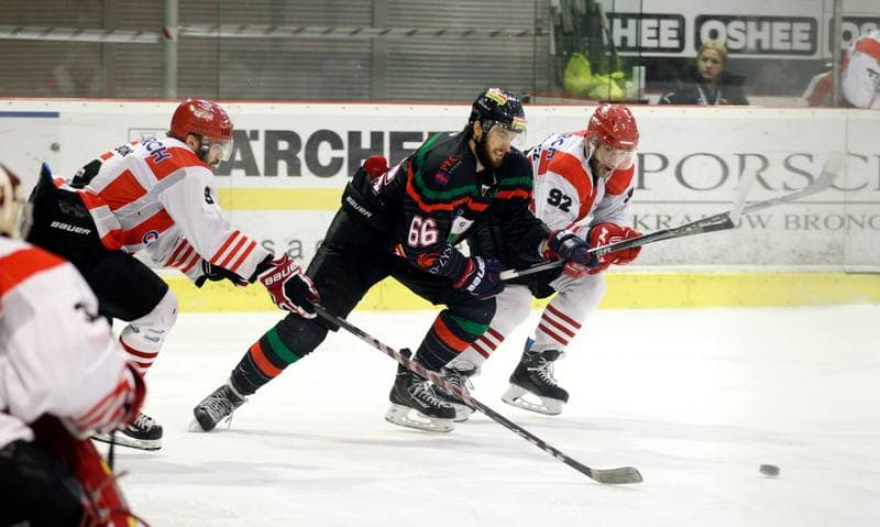 Ice Hockey. Polish Hockey League. Comarch Cracovia - GKS Tychy. 22.03.2016