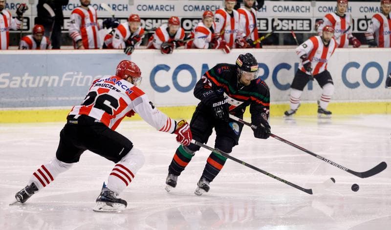 Ice Hockey. Polish Hockey League. Comarch Cracovia - GKS Tychy. 22.03.2016