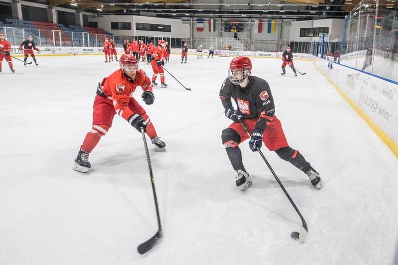 Ice Hockey. Poland national team. Training. 13.12.2021