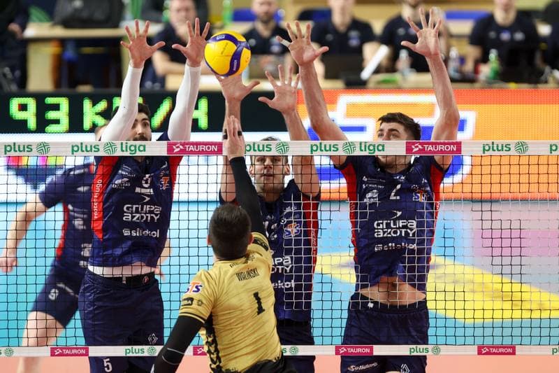 Volleyball. PlusLiga. GKS Katowice - Grupa Azoty ZAKSA Kedzierzyn-Kozle. 10.02.2024