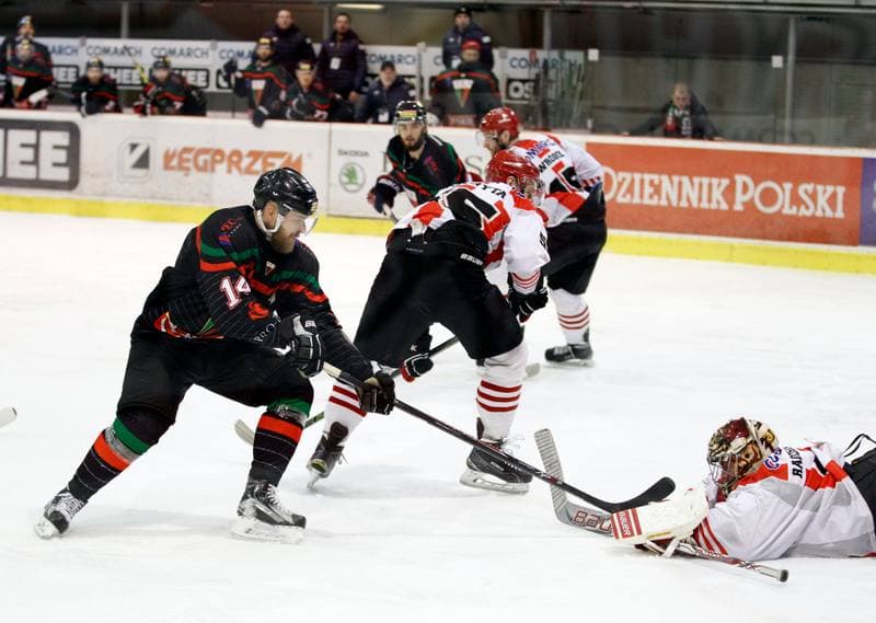 Ice Hockey. Polish Hockey League. Comarch Cracovia - GKS Tychy. 22.03.2016