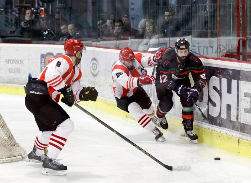 Ice Hockey. Polish Hockey League. Comarch Cracovia - GKS Tychy. 22.03.2016