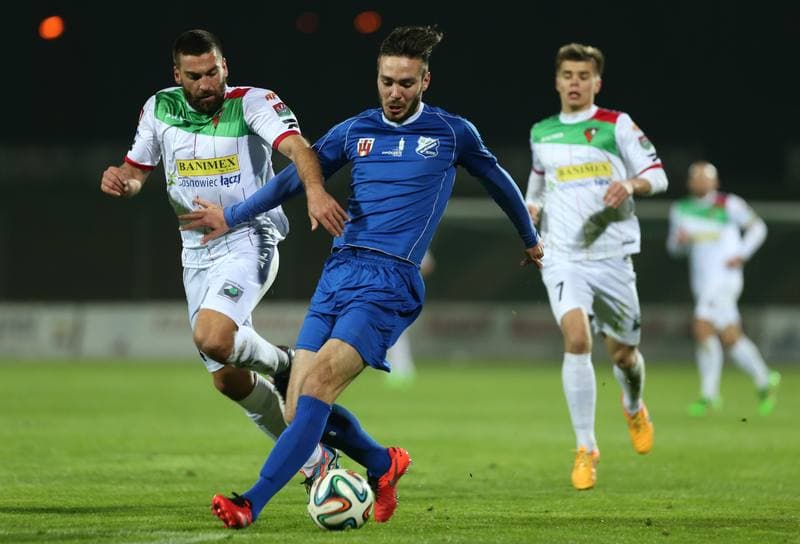 Football. I Liga. Zaglebie Sosnowiec - MKS Kluczbork. 20.03.2016