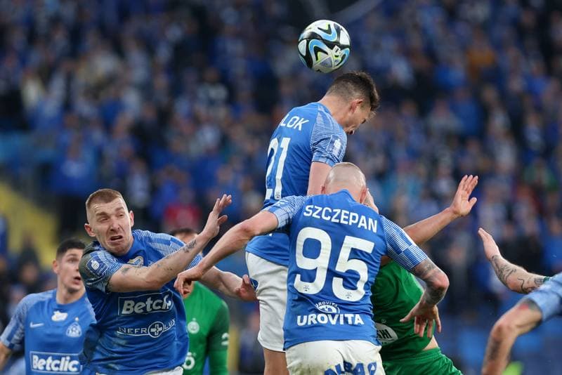 Football. PKO BP Ekstraklasa. Ruch Chorzow - Warta Poznan. 17.02.2024
