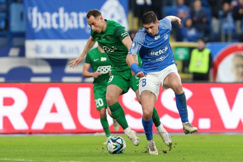 Football. PKO BP Ekstraklasa. Ruch Chorzow - Warta Poznan. 17.02.2024