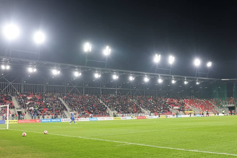 Football. Fortuna I Liga. Zaglebie Sosnowiec - Znicz Pruszkow. 18.02.2024