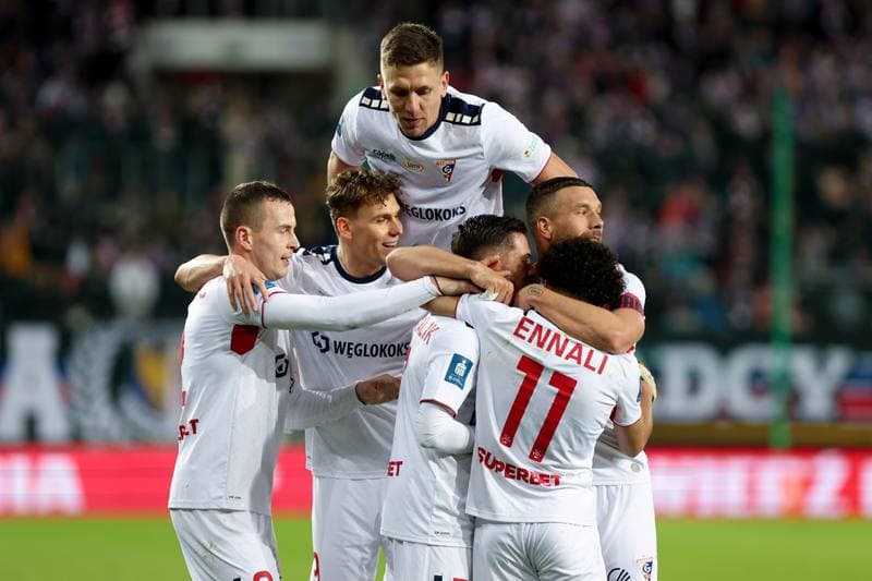 Football. PKO BP Ekstraklasa. Gornik Zabrze - Korona Kielce. 19.02.2024