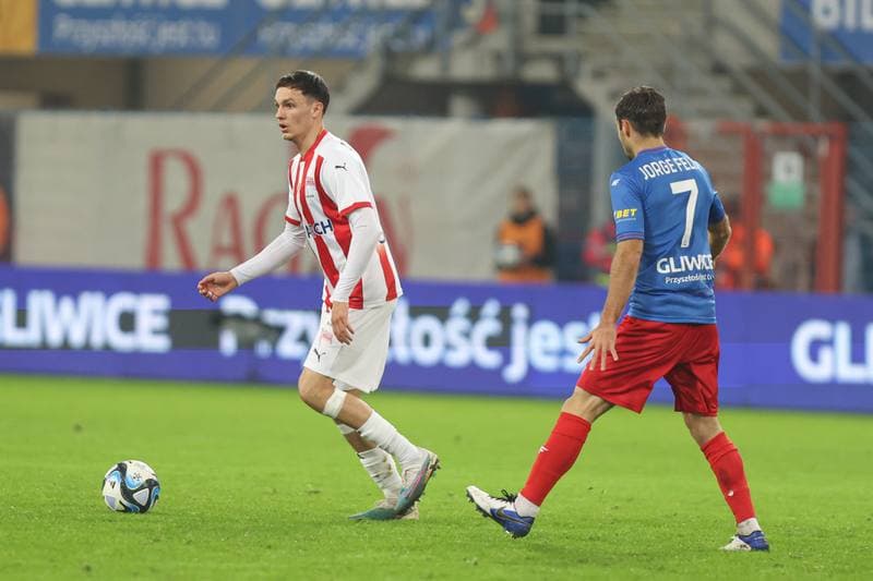 Football. PKO BP Ekstraklasa. Piast Gliwice - Cracovia Krakow. 23.02.2024