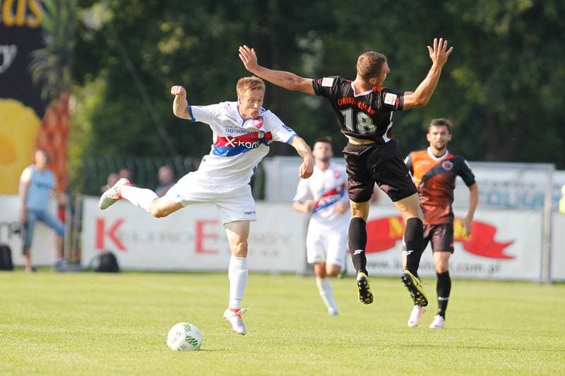 Football. Polish Cup. Rakow Czestochowa - Chrobry Glogow. 23.07.2016