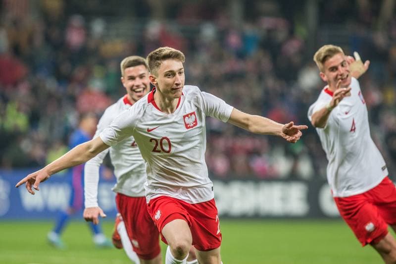Football. UEFA Elite League. Poland - England. 25.03.2022