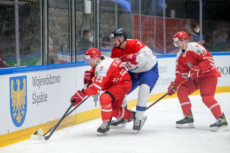Ice Hockey. World Championship Division 1 Group B. Serbia - Poland. 29.04.2022