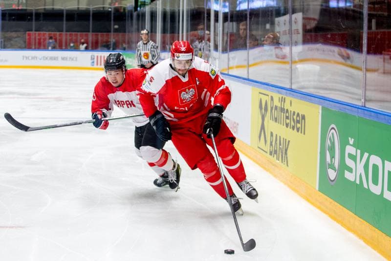 Ice Hockey. World Championship Division 1 Group B. Poland - Japan. 01.05.2022