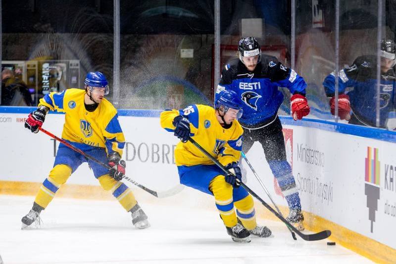 Ice Hockey. World Championship Division 1 Group B. Estonia - Ukraine. 01.05.2022