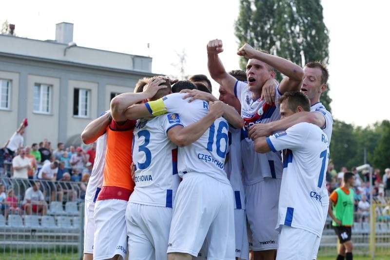 Football. Polish Cup. Rakow Czestochowa - Chrobry Glogow. 23.07.2016