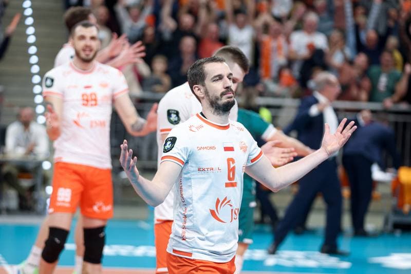 Volleyball. CEV Champions League. Jastrzebski Wegiel - Gas Sales Daiko Piacenza. 28.02.2024