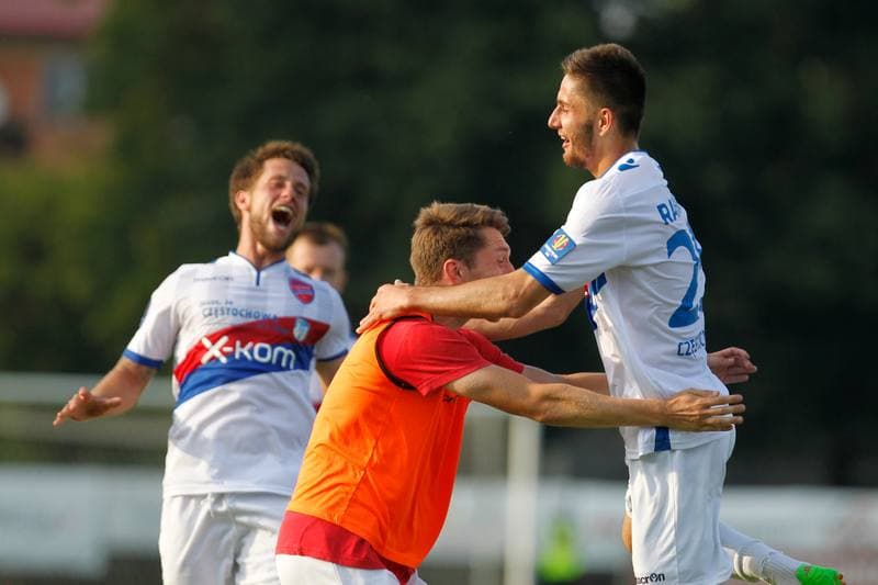Football. Polish Cup. Rakow Czestochowa - Chrobry Glogow. 23.07.2016