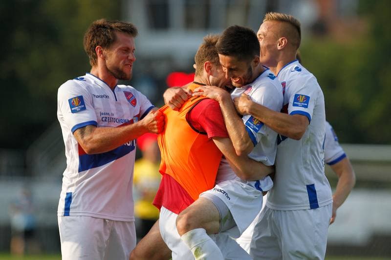 Football. Polish Cup. Rakow Czestochowa - Chrobry Glogow. 23.07.2016