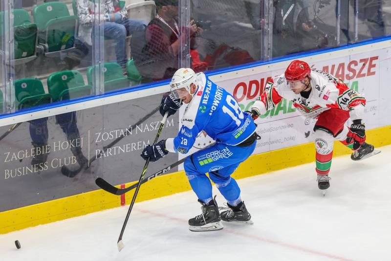 Ice Hockey. Tauron Hokej Liga. Zaglebie Sosnowiec - Re-Plast Unia Oswiecim. 08.10.2023