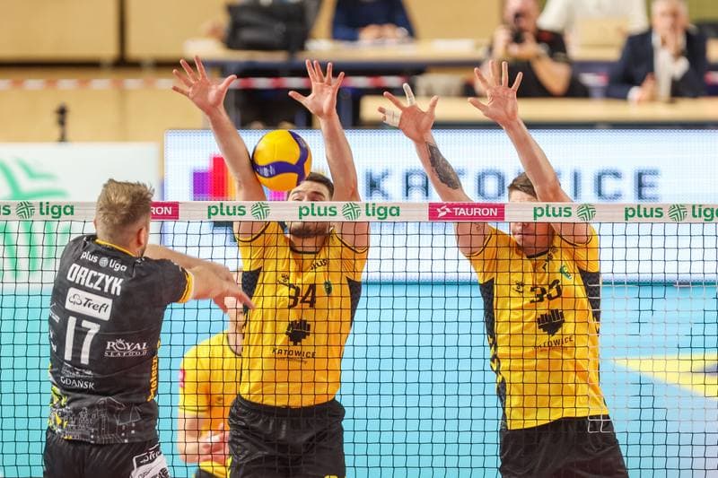 Volleyball. PlusLiga. GKS Katowice - Trefl Gdansk. 22.10.2023