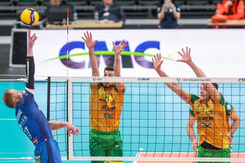 Volleyball. CEV Cup. Aluron CMC Warta Zawiercie - TSV Raiffeisen Hartberg. 25.10.2023