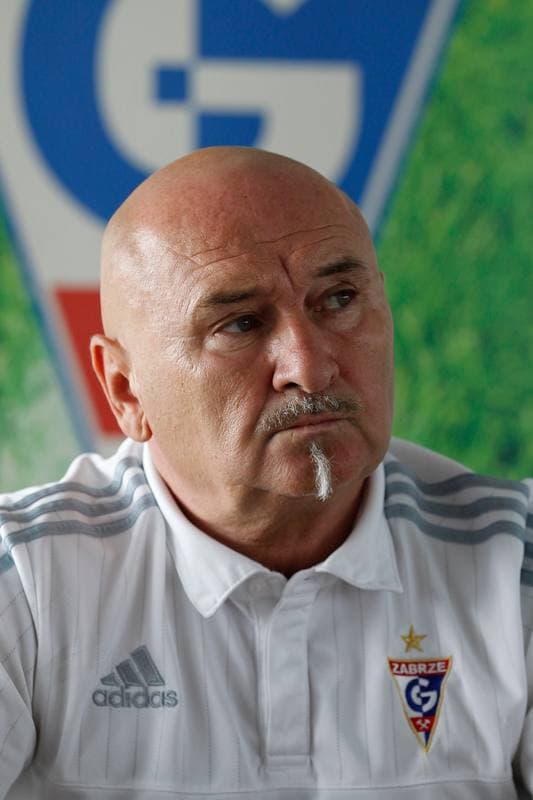 Football. Gornik Zabrze. Press Conference. 26.07.2016