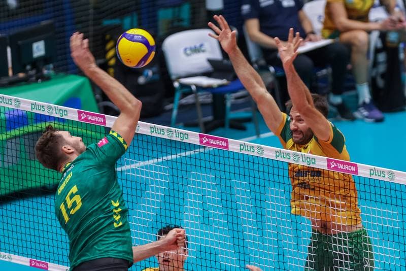 Volleyball. PlusLiga. Aluron CMC Warta Zawiercie - GKS Katowice. 05.11.2023
